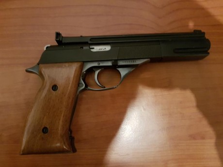Se vende pistola Astra calibre 22 LR, con un cargador, bien cuidada, precio 100 euros, guiada en F, en 01