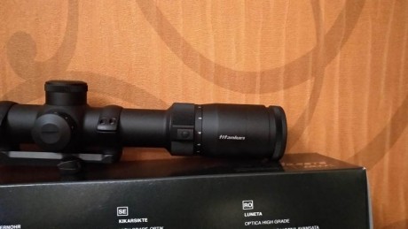 Se vende visor Delta Titanium 1,5-9x45 lentes HD,tubo de 30mm y retícula iluminada 4a en 2 plano.
Visor 12