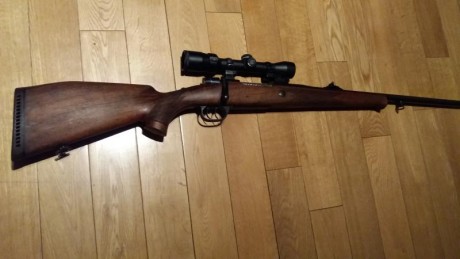 Buenos dias compañeros, quiero mostraros mi rifle q he adquirido recientemente, es un Voere stl3 7mm, 02