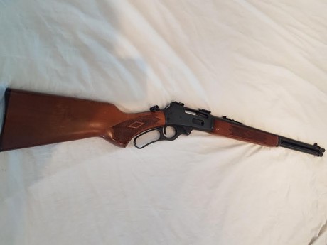 Vendo Marlin de palanca calibre 30 30 en 450 eur
Preferible cambio por palanquero 45 lc si es de acero 02