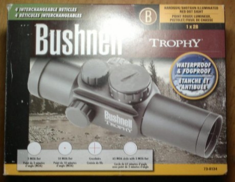 Punto rojo de múltiples retículas, como nuevo, se ha usado muy poco.Está completo y con su caja.
Precio: 00