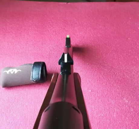 Vendo cañón Blaser R-93 calibre 9.3x62 Mauser, con su cargador, tiene el punto de fibra verde. Comprado 01
