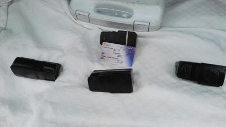 Vendo rifle de cerrojo Steyr Manlicher en cal. 270. Esta en perfecto estado. Tiene gatillo pelo, va con 11