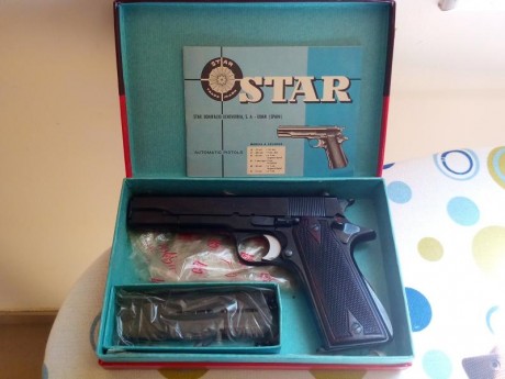Vendo pistola Star mod. B, 9 mm parabellum, versión de 1931, producido en 1942 para el Cuerpo de Carabineros 02