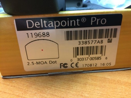 VENDO VISOR HOLOGRAFICO LEUPOLD DELTAPOINT PRO NUEVO SIN USAR.

PRECIO 150.-€

ESTA EN ALICANTE

whatsapp 02