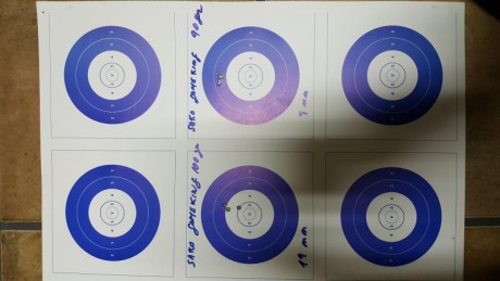 ¿Nos animamos a mostrar blancos de nuestros rifles de caza habituales? Con la munición que habitualmente 110