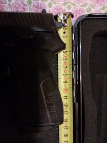 VENDIDA
Se vende pistola Sig Sauer Sp 2009 en 9mm pb,Buen Estado.
Peso en vacio 725 g,longitud total 18,7 20