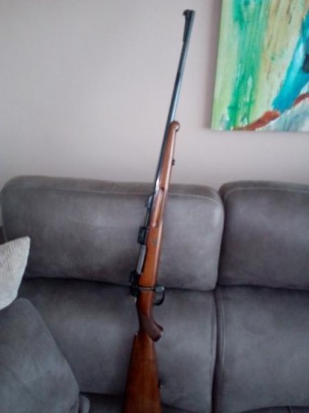Vuelve a la venta mi SB modelo A en 8x57.
Disparador timney sin seguro
  bases barne 
 Aleta de seguro 10