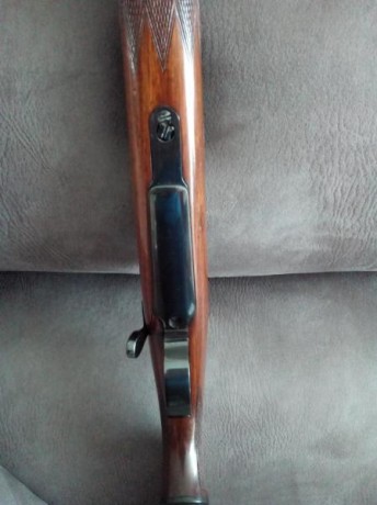 Vuelve a la venta mi SB modelo A en 8x57.
Disparador timney sin seguro
  bases barne 
 Aleta de seguro 32