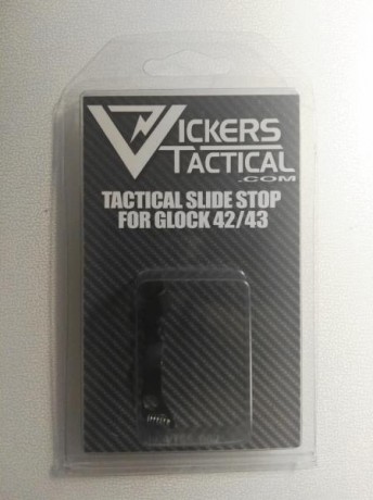 Vendo estos accesorios para Glock 42 y 43 todavía en blisters...

-- Para Glock 43 Extensión de cargador 11