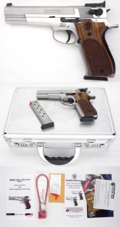 Vendo Smiht Wesson 952-2, 9mm Pb, por dejar modalidad Precisión, el arma está en Barcelona, Apenas he 41