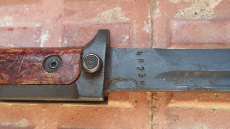 Buenas.
Vendo bayoneta original para el rifle de asalto SAMOPAL SA VZ-58 del Ejército de la antigua República 10