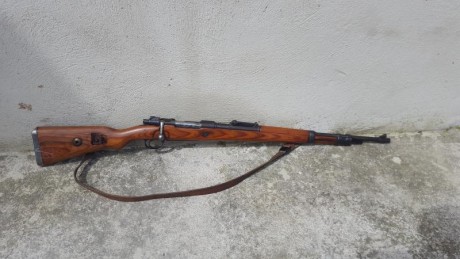 Hola . Pongo a la venta mi k98 yugoslavo con numeros coincidentes. 
Se encuentra en un estado impoluto. 00
