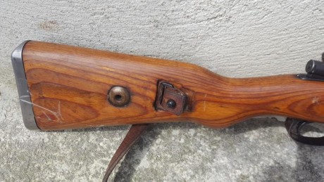 Hola . Pongo a la venta mi k98 yugoslavo con numeros coincidentes. 
Se encuentra en un estado impoluto. 10