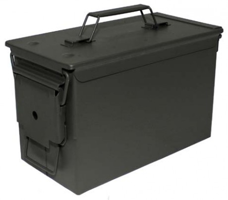 Cajas de municion metálicas completamente estancas.
12€ unidad. 00