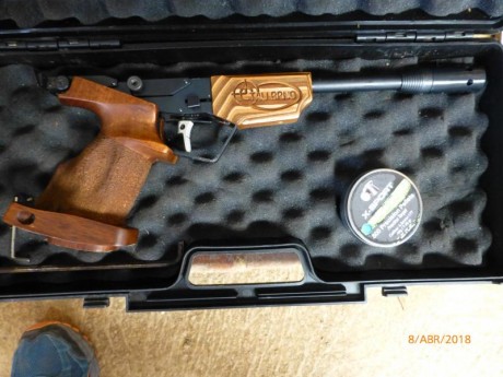 Vendo pistola de co2 mod Tau brno 7 en perfecto estado y excelente precisión, la vendo con todo que se 02