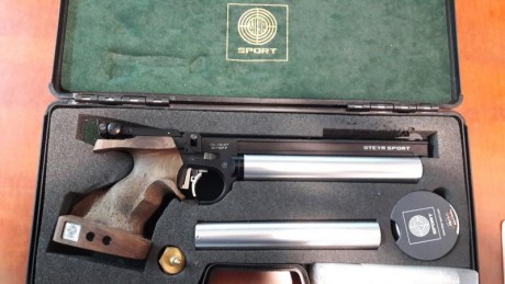 VENDO PISTOLA STEYR LP50  5 TIROS , COMPRADA NUEVA POR MI  EN JUNIO DEL 2.016.
PERFECTO ESTADO , SEMINUEVA. 00