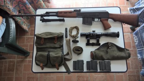 Buenas tardes, por falta de uso pongo en venta este magnifico rifle M76, el arma esta impecable y solo 02