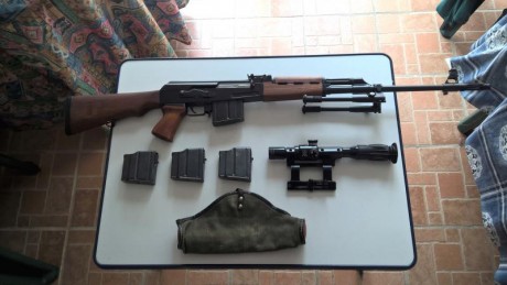 Buenas tardes, por falta de uso pongo en venta este magnifico rifle M76, el arma esta impecable y solo 01