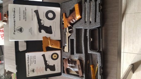 Se vende feinwerkbau aw 93 en perfecto estado, todos los accesorios originales, perfecta para zurdo. 
 00