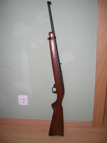 Vendo carabina marca ruger cal. 22LR modelo 10/22 CARBINE automática con funda y estuche de limpieza, 01