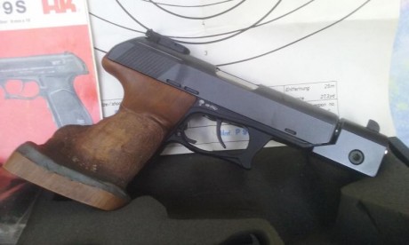 Por fallecimiento del titular, se ponen en venta las siguientes armas:

-Pistola HK P9 Sport calibre 9mm 32