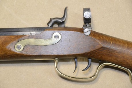 Vendo rifle Kentucky Cal. 45 (11,40 mm.), fabricado por DIKAR en Bergara Guipuzcoa, con certificado del 00
