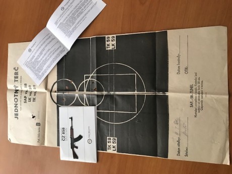 Rifle Vz 58, (el ultimo que tengo) esta nuevo sin estrenar, no lo pensaba vender pero es una pena que 110