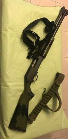 Fabarm brescia 12 camuflaje.
Vendo Fabarm Brescia de corredera / trombón, calibre 12-70 y 12-76 magnum, 10