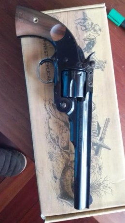 Vendido revolver de 7" SCHOFIELD de Uberti , calibre 45 lc , guiado en F , no tiene papeles Bope 02