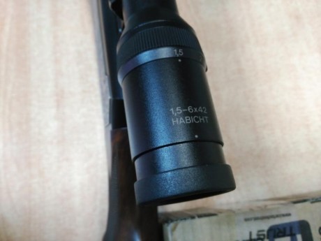 VENDO CONJUNTO RIFLE BROWNING  BAR PRIMA CAL 30-06 , MONTURAS APELL Y VISOR SWAROVSKI  HABITCH 1,5-6X42 00