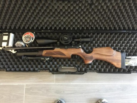 Vendo bsa r10 mk2 prácticamente nueva, no he tirado más de un par de cajas de balines, muy buena precision 02
