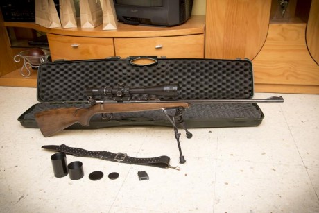 Vendo este equipo preparado para la modalidad BENCH-REST a 50 metros 
Se vende el conjunto completo
El 02