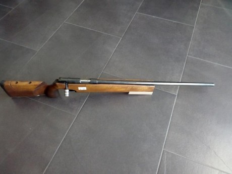 Se vende carabina walther Kk preparada para BR-50, tiene el túnel y el diopter, se encuentra en Tarragona 02