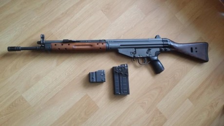 Con todo el dolor de mi corazón, vendo mi Cetme C en tiro. Calibre 307W. En estado Inmaculado. Nuevo. 01