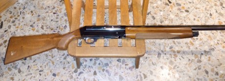Un amigo vende escopeta semiautomatica benelli con choque de tres estrellas. Es de cinco tiros con varilla 00