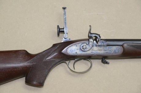 Vendo rifle Rigby Creedmoor Match Cal. 451, fabricado por el taller AMR Antonio Marcos Relea en Eibar. 01