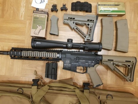 Astra comando perfecto estado se puede probar sin compromiso culata y pistolet Magpul dos cargadores Magpul 00
