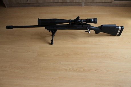 Buenas por cese de actividad, vendo este estupendo Remington M700 Varmint Zurdo calibre 308 w 

  - Culata 10