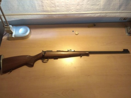 Hola, vendo carabina CZ 452-2E ZKM del calibre .22

Poco hay que decir de ella, muy suave y precisa.

Preparada 00