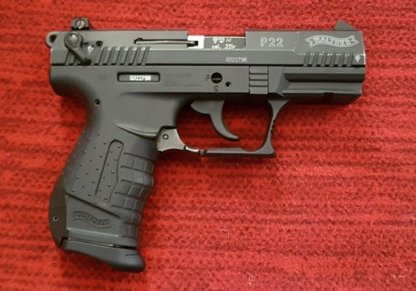   Hola compañeros. Para poder enfrentar nuevos proyectos debo poner a la venta mi P22 corta, guiada "F". 10