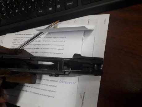 Hola,como he dicho, vendo el armazón y la cacha de una GSP. Tiene sis años pero esta bastante bien, pido 11