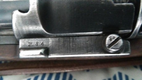 Vendo mauser kar 98k del año 1937, original en todo su conjunto tanto en madera como las piezas que tienen 40