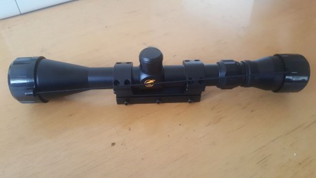 Visor gamo nuevo a estrenar con montura monopieza para rail de 11mm. 
Modelo 3-9x40 WR con zoom. 

Se 00