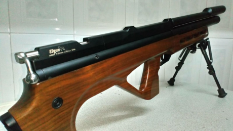 SE VENDE CARABINA PCP MARCA EDGUN, CALIBRE 7,62 (.30), SEMINUEVA, COMPRADA EN DICIEMBRE DE 2015. Apenas 01