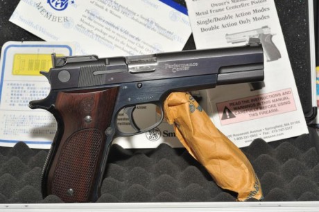 Se vende pistola 9mm S&W 952 Performance Center de 5" precisión y fiabilidad perfectas.
Estado 10