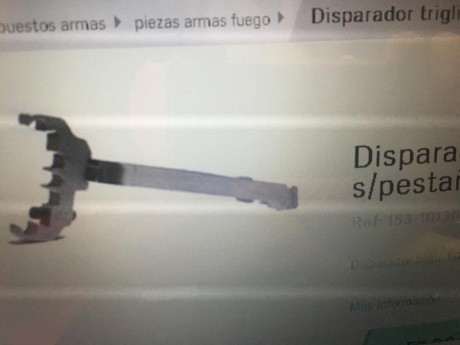 Vendo disparador trigli.1911 usado 
Con pestaña larga curva todo plateado
es de una infinity scepter 
Mañana 01