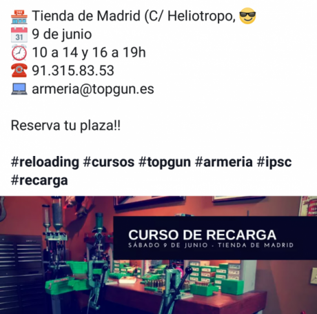 Hola compañeros:
Por medio de este hilo vamos a intentar estar informados de los cursos de recarga que 00