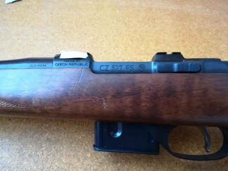 Rifle  apenas sin uso (No soy cazador). Es muy bonito y preciso. Me costo 970€ y no tiene ni 200 tiros.

680€ 01