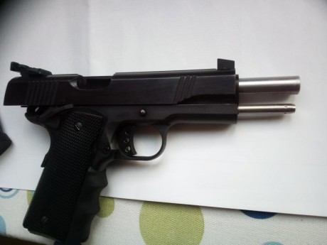 Vendo, por falta de cupo, pistola 1911 Norinco NP29, (9mm pb) con 1 año y medio de antigüedad (todavía 11